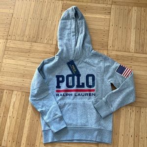 NWT polo ralph lauren kids hoodie size S (8)